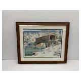 Charles L. Peterson Framed Lithograph