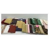 Various Fabric and Forget-Me-Not Quilt Kit