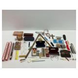 Collectible Items Including Medical, Military, and Railroad Related Articles