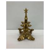 Brass Christmas Tree Candle Holder