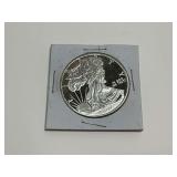 The Sunshine Minting (SMI) Walking Liberty One Ounce .999 Fine Silver Round