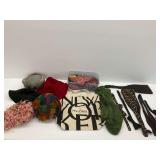 Hats, Scarves, Bow Ties and New Yorker Tote Group