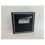 Trading Card Album with Baseball Trading Cards