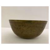 Etched Metal Bowl