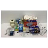 Cannon Bathroom Set, Shower Curtain, and Cleaning Supplies