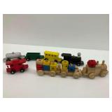 Wooden Train Cars