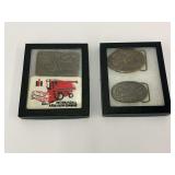 Belt Buckles with International Combine and Cheetos Designs