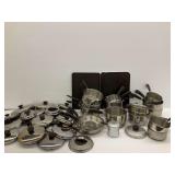 Quantity of Assorted Pots, Pans and Lids