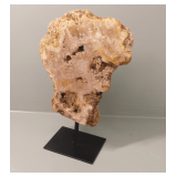 Pink Amethyst Specimen with Display Stand