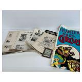 Circus Poster with Movie Publicity Newsprint and More