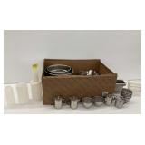 Metal Bowls, Teapots, Trays and Plastic Containers