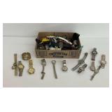 Costume Jewelry, Watches, and Spoon