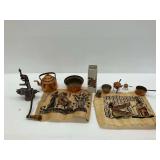 Home Decor and Kitchenware Featuring Copper, Egyptian Theme Art, and More