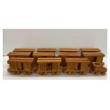Hand Crafted Wooden Train Cars