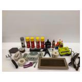 Household Tools and Supplies Including Ryobi Charger