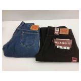 Two Pairs of Levi Strauss and Company Jeans