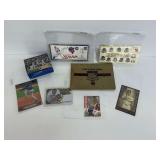 Sports Trading Cards with Military Photograph Album