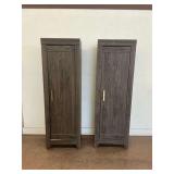 Two Wooden Storage Cabinets