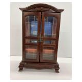 Dresser Top Wooden Jewelry Armoire with Drawer