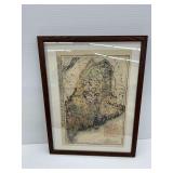 Framed Rand McNally and Company