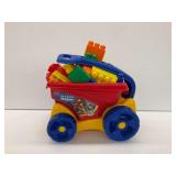 Mega Bloks Fill and Dump Wagon with Blocks