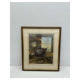 Charles L. Peterson "Sunday Hitch" Framed Print