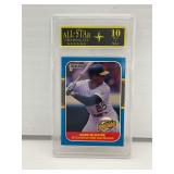 Mark Mcgwire 1987 Leaf Rookie Home Run Record Baseball Card