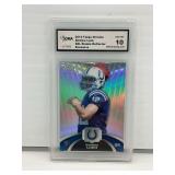 Andrew Luck Rookie Card 2012 Topps Chrome Rookie Refractor Exclusive Football GMA GEM MINT TEN