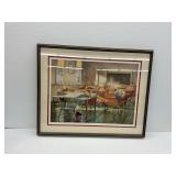 Charles L. Peterson Signed Print … "Recitation"