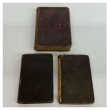 Three Antique  Books