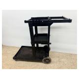 Rolling Utility Cart with Three Shelves