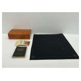 Mythic Tarot Cards with Book, Wooden Box, and Reading Cloth