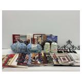 Quilting Books, Yarn and Luggage Tags Group