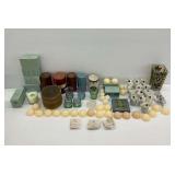 PartyLite and Mainstays Candles and Holders