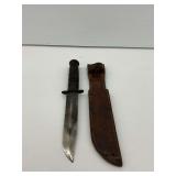 USMC Fixed Blade Fighting Knife with Sheath