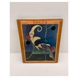 Framed Vogue Magazine July 15, 1914 Cover