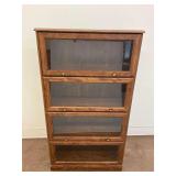 Wooden Barrister Style Bookcase