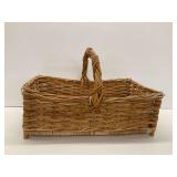 Rectangular Wicker Basket with Handle