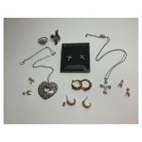 Group of Sterling Silver Jewelry