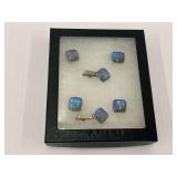 Butterfly Wing Cufflinks and Tie Clips