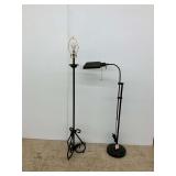 Two Metal Floor Lamps…Working