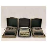 Three Smith Corona Typewriters …Some Repair Needed