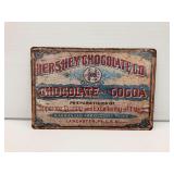 Hershey Chocolate & Cocoa Metal Sign … 8 x 12 in.