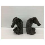 Pair of Resin Horse Head Bookends