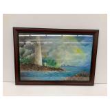 Ken Thoreson Lighthouse Print, 1969