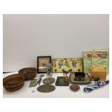 Home Decor.... Lighthouse Design Wind Chime, Recipe Box, Northwoods Decor, Baskets, and More