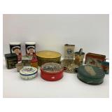 Advertising Metal Tins and Tin Litho Pails