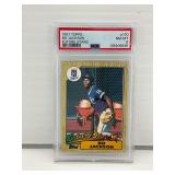 Bo Jackson Rookie Card 1987 Topps Future Stars PSA Graded Baseball