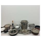 Cookware with Presto Cooker, Oster Wine Opener, Club Pan, and More