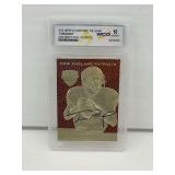 Tom Brady 2006 Merrick Mint Feel The Game “2000 Draft Pick - Patriots” Football Card